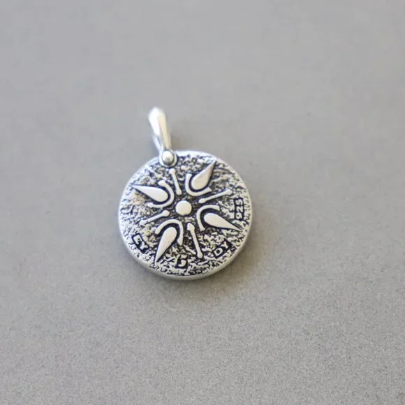 David Yurman Men's Sterling Silver Petrvs Lion 26mm Amulet Pendant - Picture 5 of 6